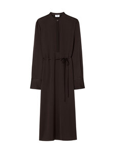 Filippa K - Half Placket -mekko - NULL DARK CHOCOLATE DARK CHOCOLATE | Stockmann