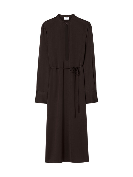 Filippa K - Half Placket -mekko - NULL DARK CHOCOLATE DARK CHOCOLATE | Stockmann - photo 1