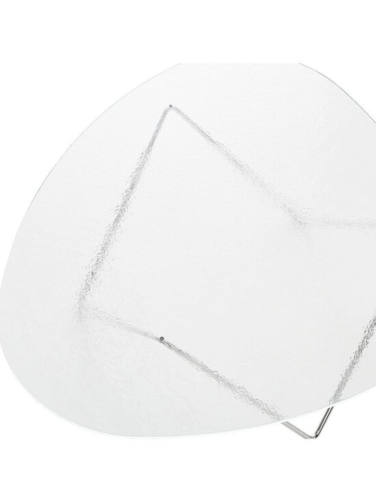 Gubi - Pedrera-sohvapöytä 106 x 86 cm kromi / kirkas strukturoitu lasi - TRANSPR | Stockmann - photo 2