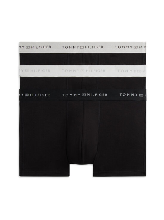 Tommy Hilfiger - Bokserid Metallic Waistband, 3 paari - 0W8 B//BLACK/SILVER/SILVER | Stockmann - photo 1