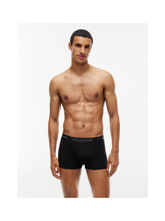 Tommy Hilfiger - Bokserid Metallic Waistband, 3 paari - 0W8 B//BLACK/SILVER/SILVER | Stockmann - photo 2