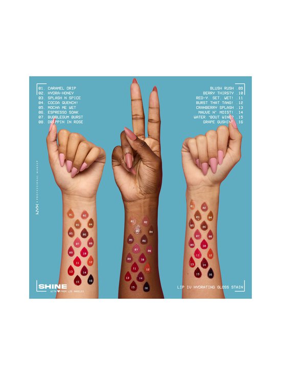 NYX Professional Makeup - Lip I.V. Lip Gloss -huulikiilto - 07 BUBBLEGUM BURST | Stockmann - photo 5