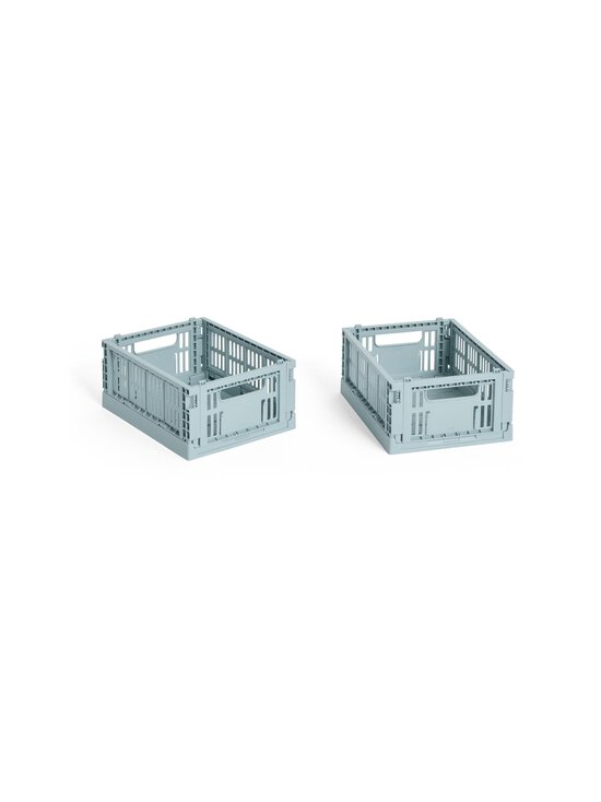 HAY - Colour Crate Mini uzglabāšanas kastes 2 gab. - DUSTY BLUE - photo 1 HAY - Colour Crate Mini uzglabāšanas kastes 2 gab. - DUSTY BLUE | Stockmann - photo 1
