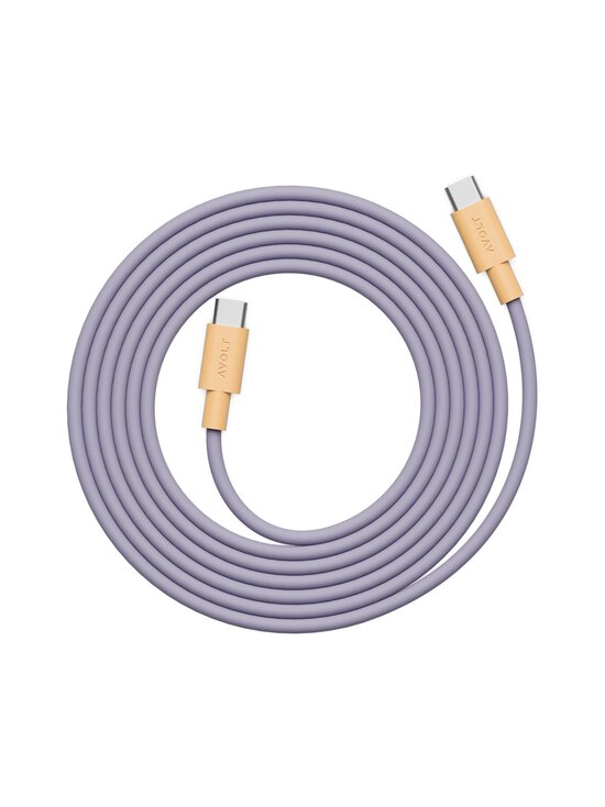 Avolt - Cable 1 USB C to USB C -latauskaapeli 2 m - LAVENDER GLOW | Stockmann - photo 1