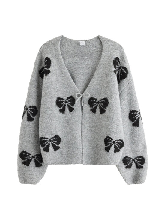 Lindex - Bow-neuletakki - 9803 GREY | Stockmann - photo 1