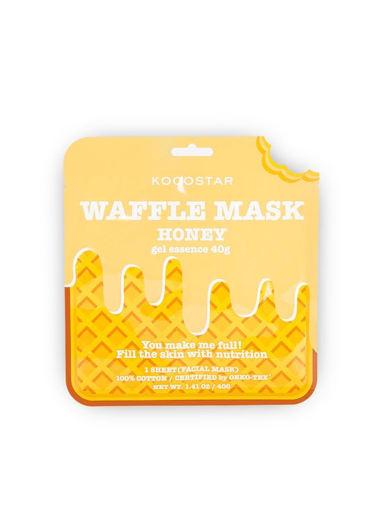 Waffle Mask Honey -kasvonaamio 49 g