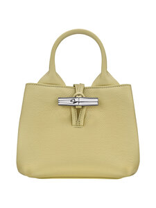 Longchamp - Le Roseau Top Handle ādas rokassoma - 244 PISTACHIO | Stockmann