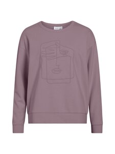 Vila - Vimaldea Abstract O-Neck -collegepaita - TOADSTOOL | Stockmann