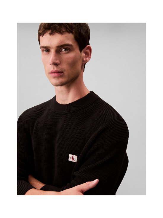 Calvin Klein Jeans - Cotton Waffle -neule - UB1 BLACK | Stockmann - photo 6