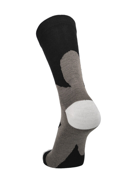 Sukkamestarit - Magnolia-kuvioidut merinovillasekoitesukat - BLACK | Stockmann - photo 2