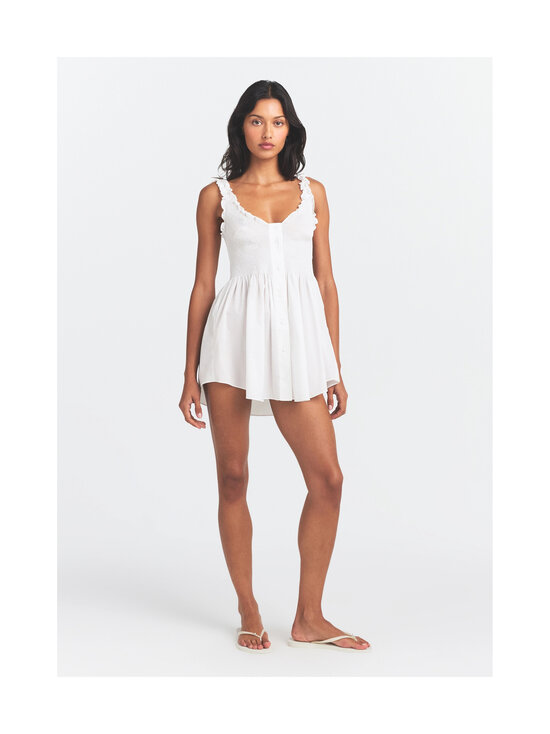 SKIMS - Kleit Poplin Apparel Smocked Mini - SNOW | Stockmann - photo 3