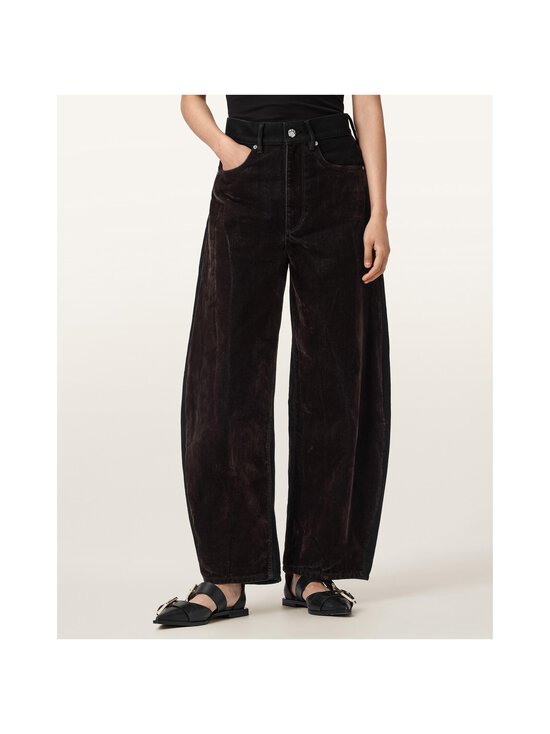 Allsaints - Helena Flocked Velvet džinsi - COCOA BROWN | Stockmann - photo 2