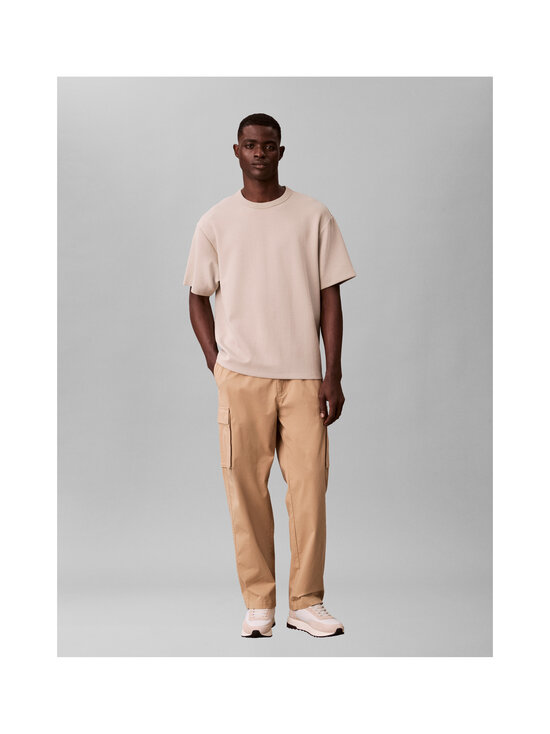 Calvin Klein Menswear - Crinkle Crepe Spacer t-paita - 2F3 ANCIENT MARBLE | Stockmann - photo 3