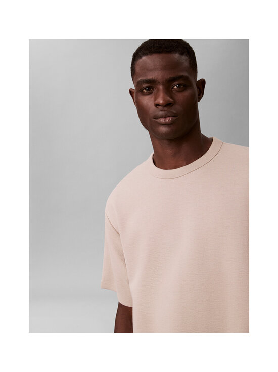 Calvin Klein Menswear - Crinkle Crepe Spacer t-paita - 2F3 ANCIENT MARBLE | Stockmann - photo 4