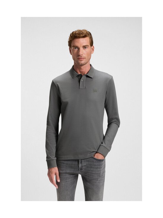BOSS - Passerby- pitkähihainen pikeepaita - 062 OPEN GREY | Stockmann - photo 2