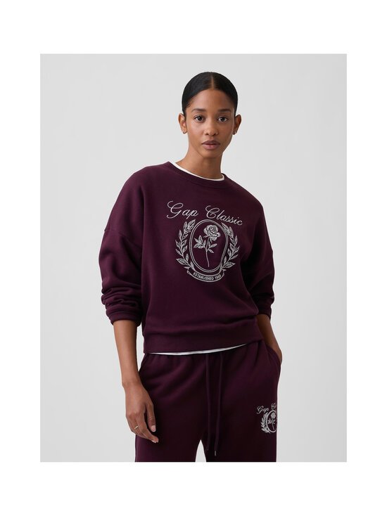 GAP - V-Embroidery Logo Crest Wedge Crew -collegepaita - VAMP RED | Stockmann - photo 2