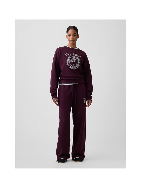 GAP - V-Embroidery Logo Crest Wedge Crew -collegepaita - VAMP RED | Stockmann - photo 3