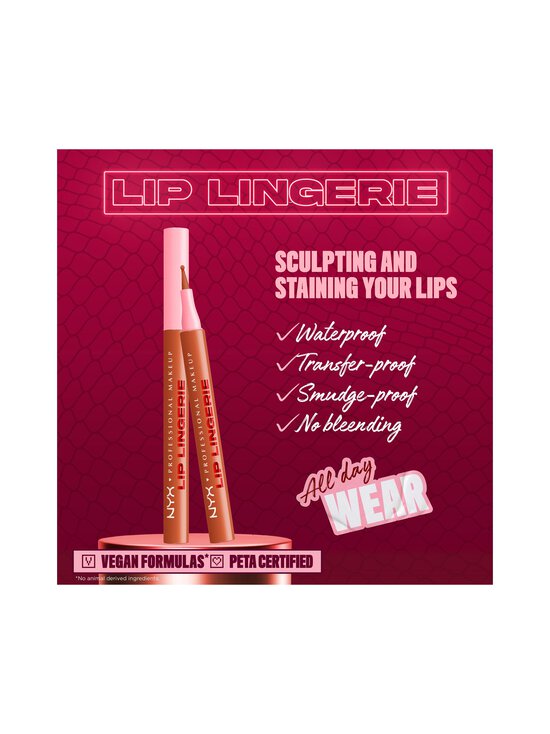 NYX Professional Makeup - Lip Lingerie Liner Stain -huultenrajauskynä - 03 BARELY THERE | Stockmann - photo 3
