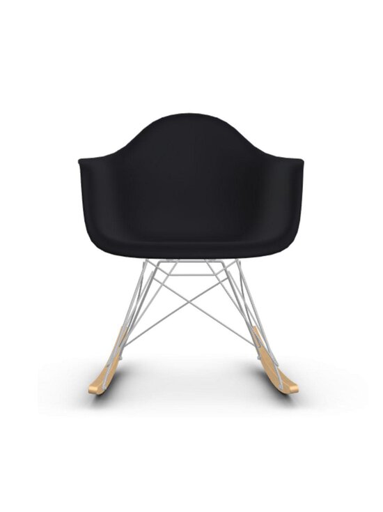 Vitra - Eames RAR RE -keinutuoli deep black/kromi/vaalea vaahtera - BLACK | Stockmann - photo 2