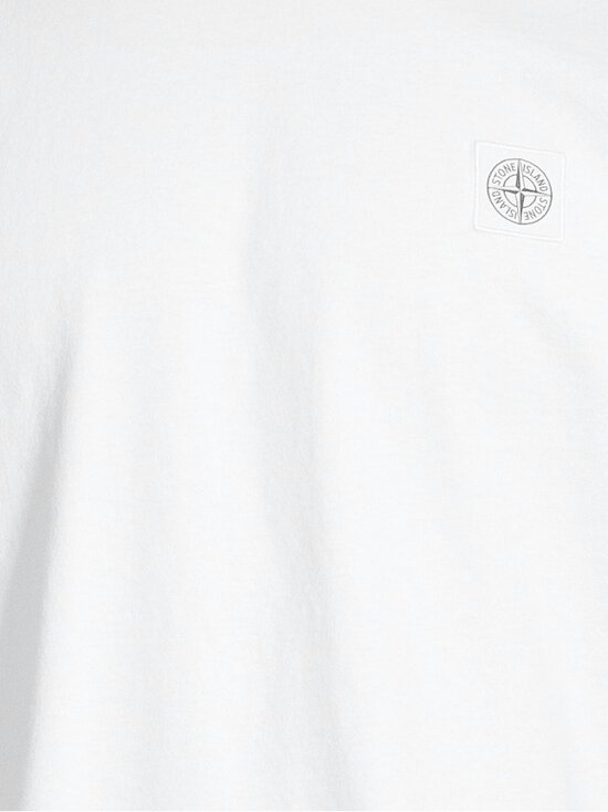 Stone Island - Logo t-paita - V0001 WHITE | Stockmann - photo 4