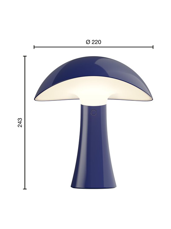 Louis Poulsen - Rumee Portable -johdoton pöytävalaisin - NIGHT BLUE | Stockmann - photo 3