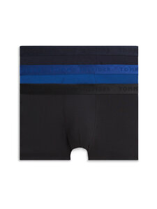 Tommy Hilfiger - Alushousut 3 -pack - 0X0 NAVY BLUE/OPULENT BLUE/BLACK | Stockmann