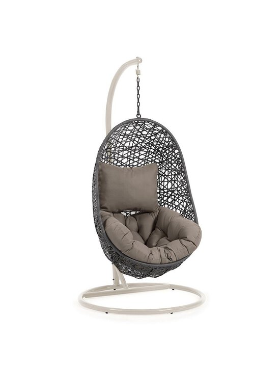 Kave Home - Florina-riipputuoli telineellä - HARMAA | Stockmann - photo 1