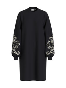 Vila - Visiffi Embroidery O-neck džemperkleita - BLACK BEAUTY DETAIL:EMB BIRCH | Stockmann