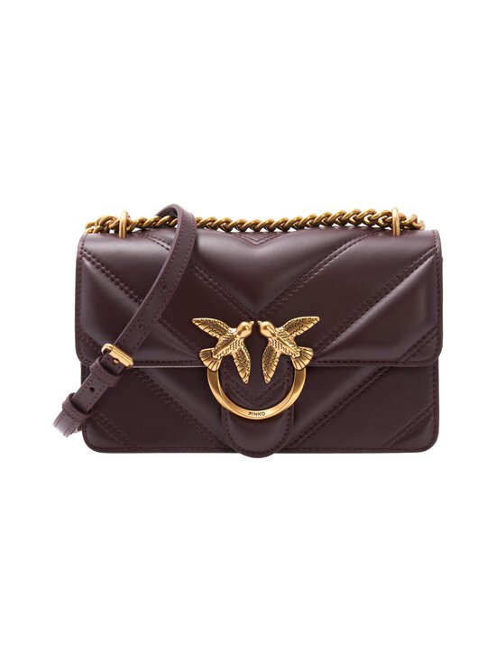 Pinko - Love One Mini -nahkalaukku - W36Q CATAWBA GRAPE-ANTIQUE GOLD - photo 1 Pinko - Love One Mini -nahkalaukku - W36Q CATAWBA GRAPE-ANTIQUE GOLD | Stockmann - photo 1