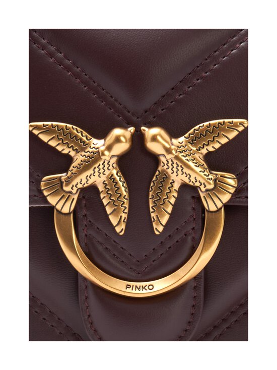 Pinko - Love One Mini -nahkalaukku - W36Q CATAWBA GRAPE-ANTIQUE GOLD - photo 4 Pinko - Love One Mini -nahkalaukku - W36Q CATAWBA GRAPE-ANTIQUE GOLD | Stockmann - photo 4