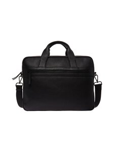 CONSTRUE - Jago Pebble Leather -tietokonelaukku - BLACK | Stockmann
