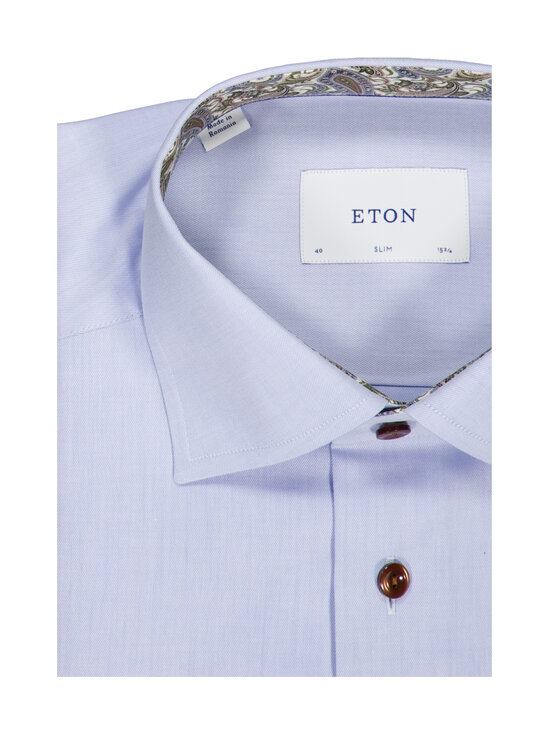 Eton - Paisley Effect Signature Twill Slim -kauluspaita - LIGHT BLUE | Stockmann - photo 2