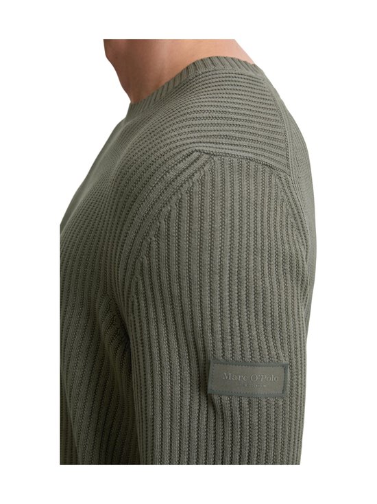 Marc O'Polo - Special rib with badge -neule - 493 COPLEY BROWN | Stockmann - photo 4