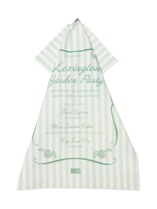 Lexington - Garden Party Organic Cotton -keittiöpyyhe 50 x 70 cm - GREEN/WHITE | Stockmann - photo 2