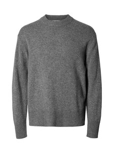 Selected - Caööe Relaxed Fit - neulepusero - MEDIUM GREY MELANGE | Stockmann