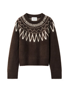 Soft Goat - Brushed Fair Isle -kashmirneule - 12046 MOCHA | Stockmann