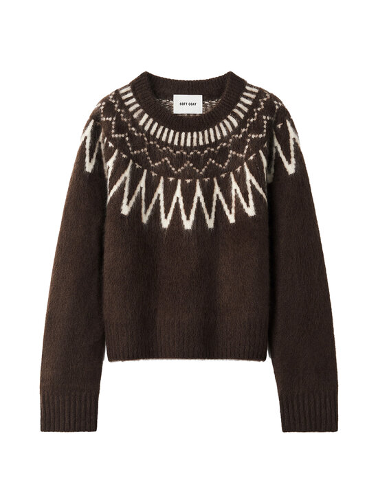 Soft Goat - Brushed Fair Isle -kashmirneule - 12046 MOCHA | Stockmann - photo 1