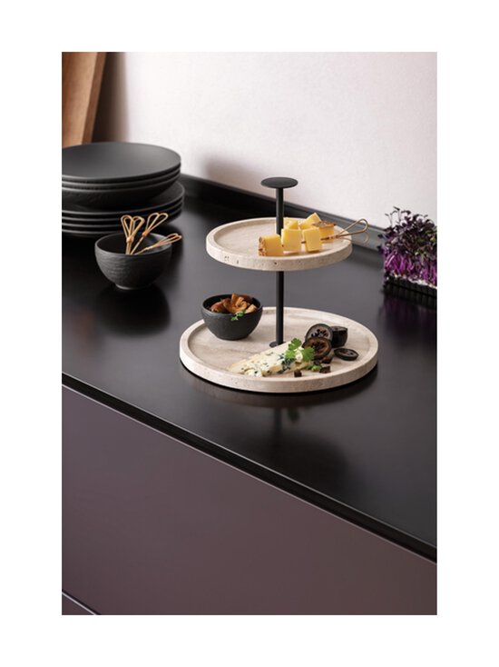 Villeroy & Boch - Manufacture Travertine -kerrostarjotin 24,5 x 22,5 cm - TRAVERTINE | Stockmann - photo 2