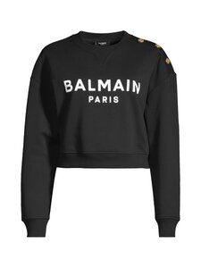 BALMAIN - 3 Buttons Printed -collegepaitapaita - EAB NOIR/BLANC | Stockmann