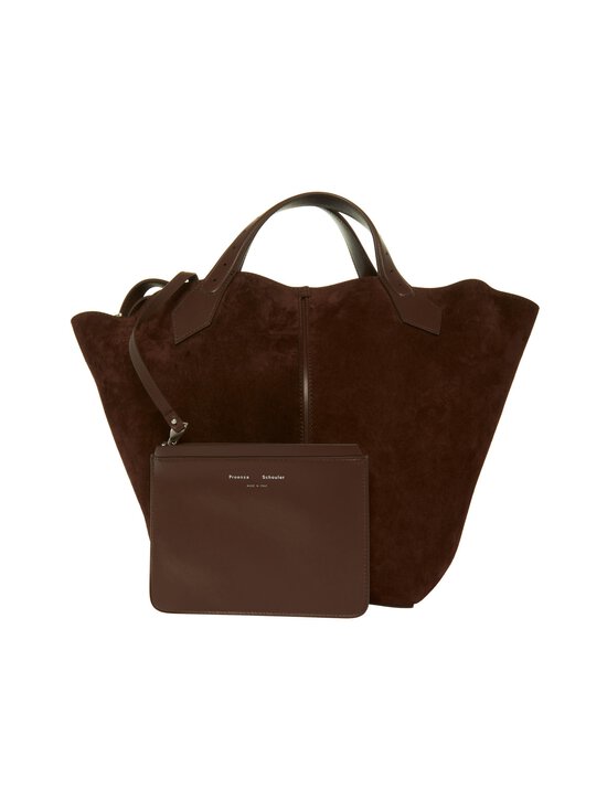 Proenza Schouler - Large Chelsea Tote in Soft Suede -laukku - 206 CHOCOLATE - photo 4 Proenza Schouler - Large Chelsea Tote in Soft Suede -laukku - 206 CHOCOLATE | Stockmann - photo 4