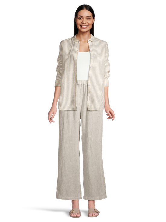 SAND Copenhagen - Pluga-leveälahkeiset housut - 010 OFF WHITE | Stockmann - photo 4