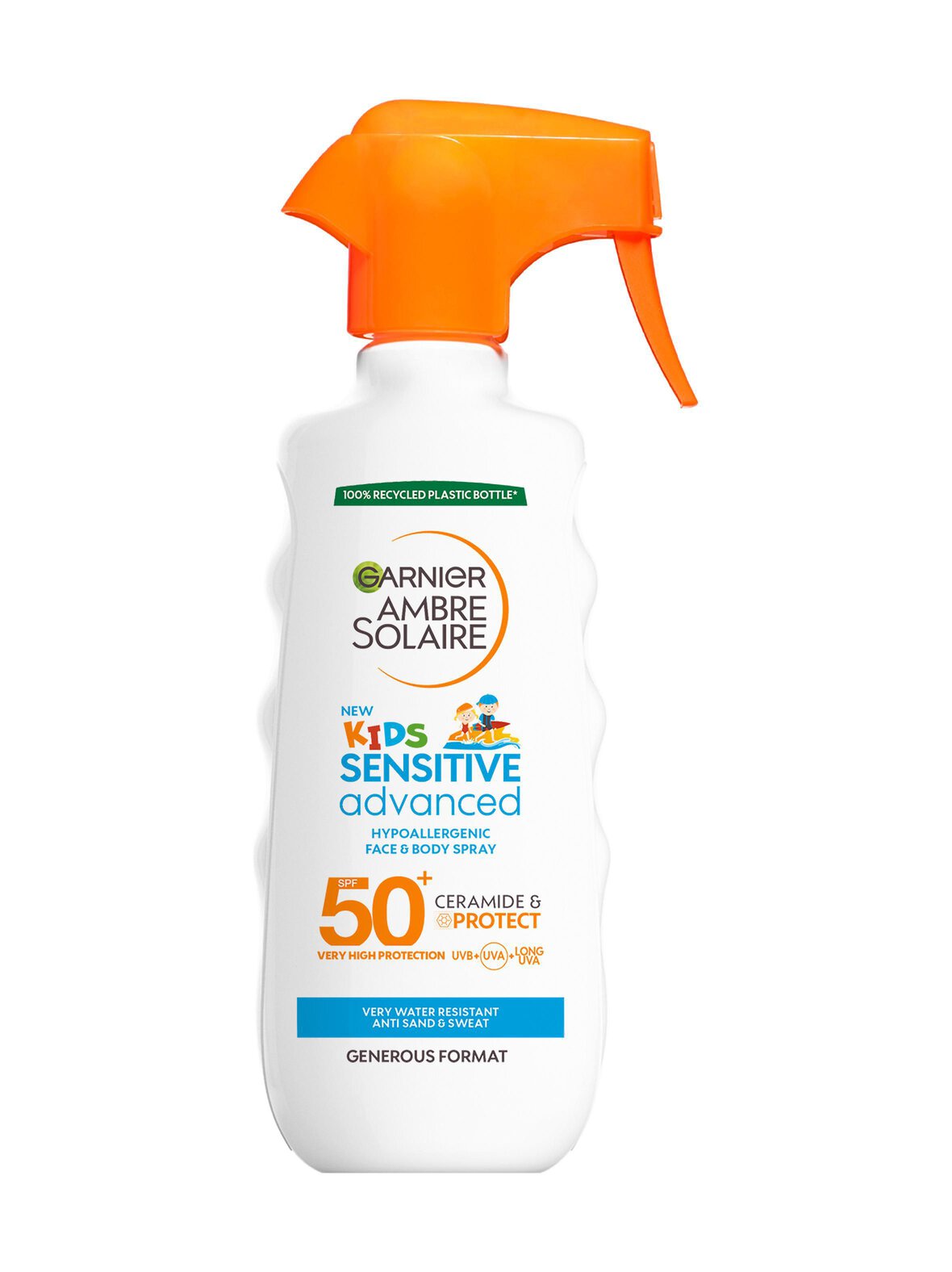 Ambre Solaire Sensitive Advanced Kids Hypoallergenic Spray SPF50+ -aurinkosuojasuihke