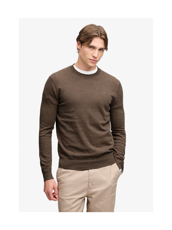 Superdry - Essential-neulepaita - M7O BISCUIT BROWN MARL | Stockmann - photo 2