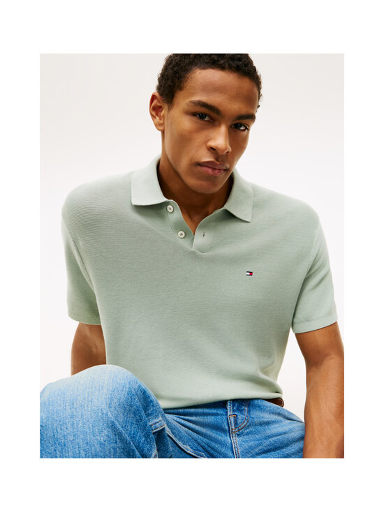 Tommy Hilfiger - Cool Touch Structure polo krekls - PM3 MINTY GREY | Stockmann - photo 4