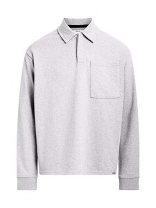 Redefined Rebel - RRMoses Boxy Fit -rugbypaita - 02 LIGHT GREY MELANGE | Stockmann