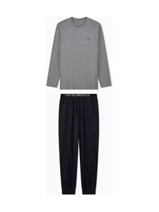 Emporio Armani - Pidžaama - M8014 GREY MELANGE/BLACK | Stockmann