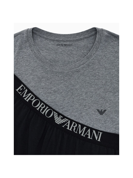 Emporio Armani - Pidžaama - M8014 GREY MELANGE/BLACK | Stockmann - photo 4