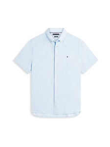 Tommy Hilfiger - Linane särk Pigment Dyed - C1O BREEZY BLUE | Stockmann