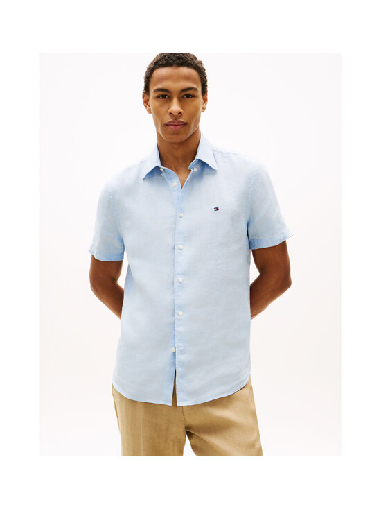Tommy Hilfiger - Linane särk Pigment Dyed - C1O BREEZY BLUE | Stockmann - photo 5