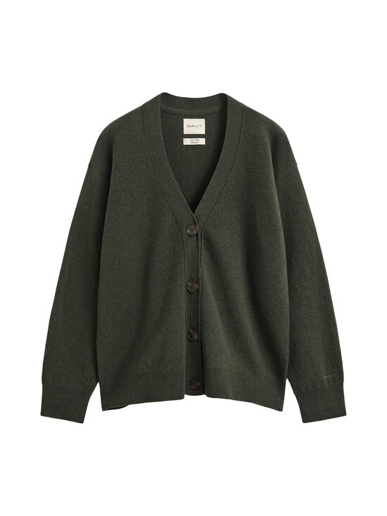 GANT - Superfine Lambswool -neuletakki - 377 MOSSY GREEN | Stockmann - photo 1